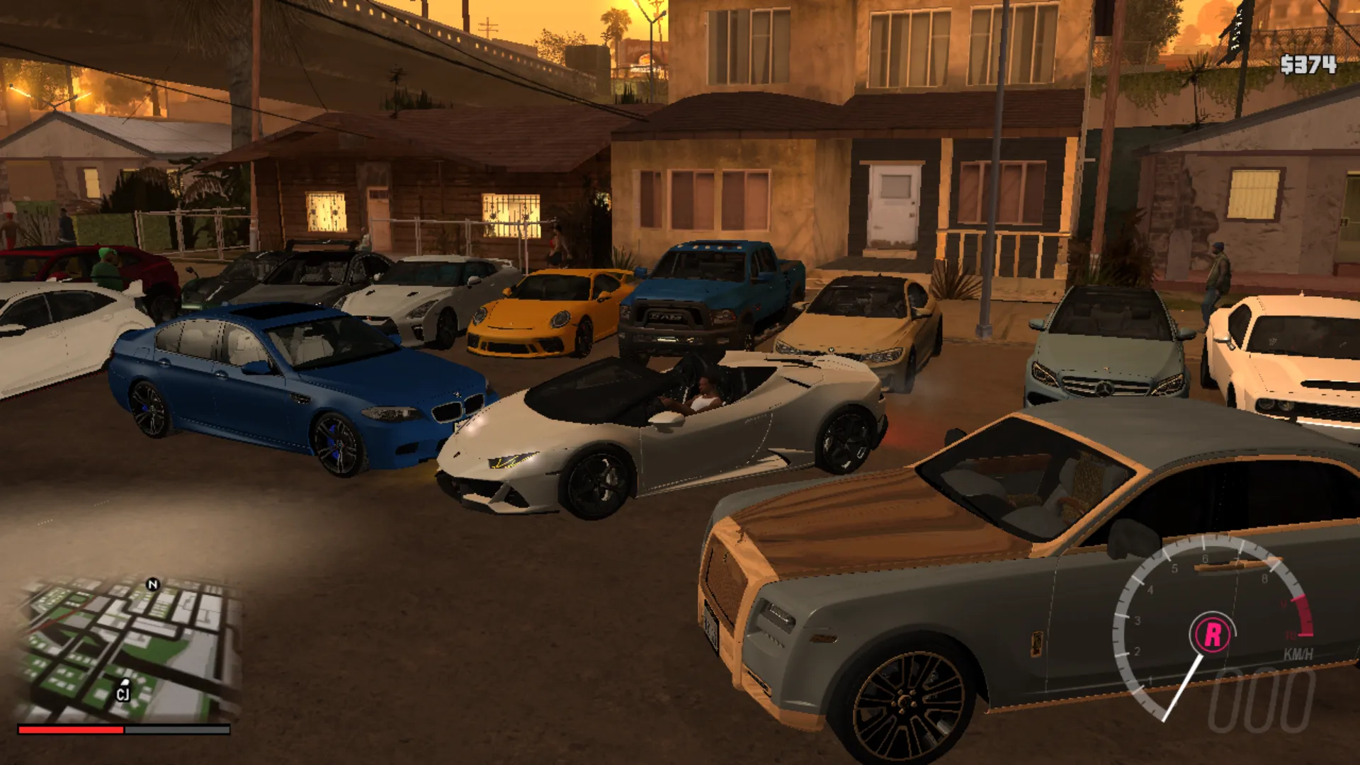 GTA San Andreas sunset screenshot 18